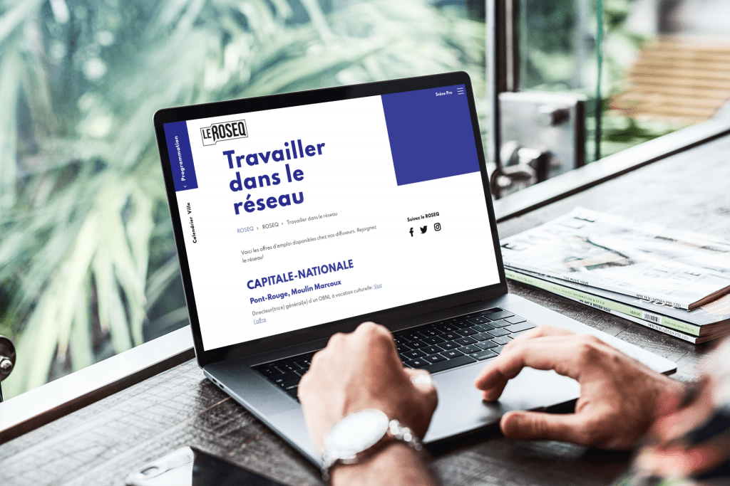 Création d'une page d'offre d'emploi dans le réseau du ROSEQ